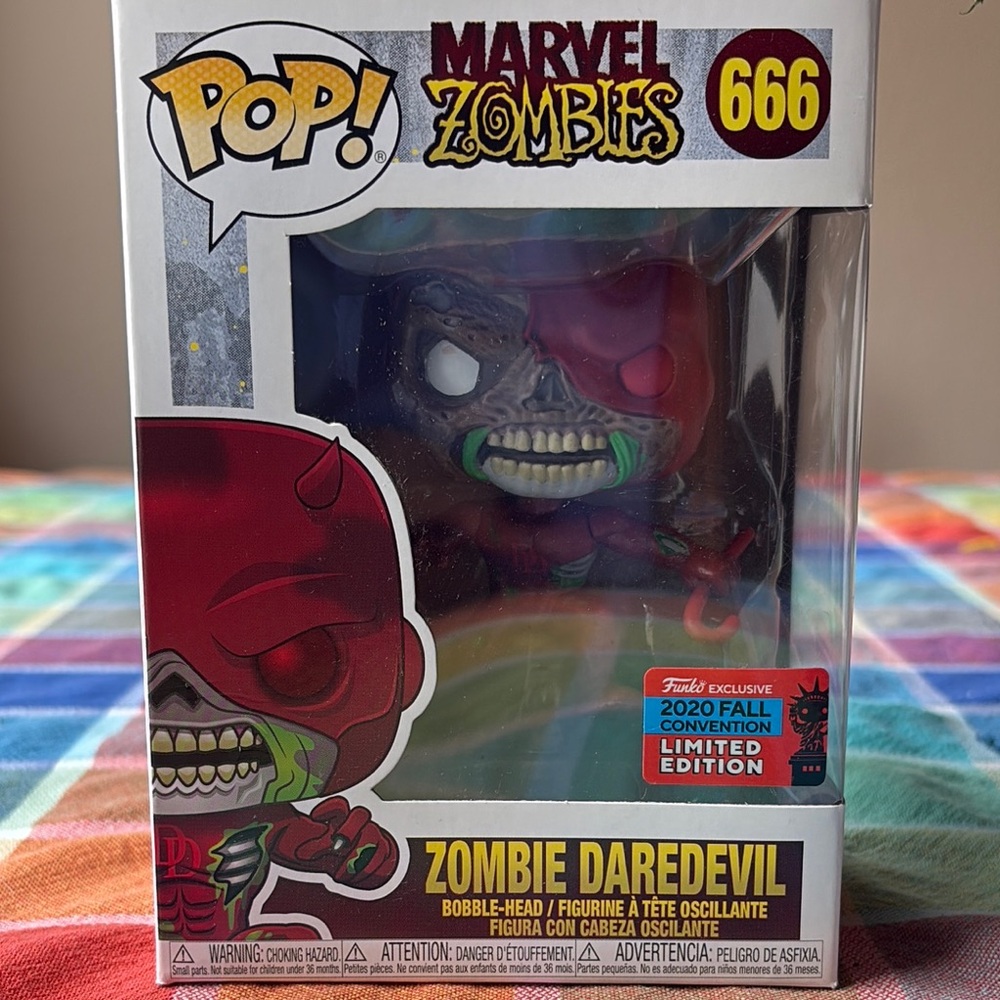 ✨ Marvel Zombies Zombie Daredevil BOBBLE  HEAD  Pop! Figure ✨ NWT ✨